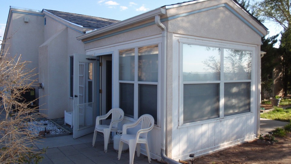 exterior of the sun room